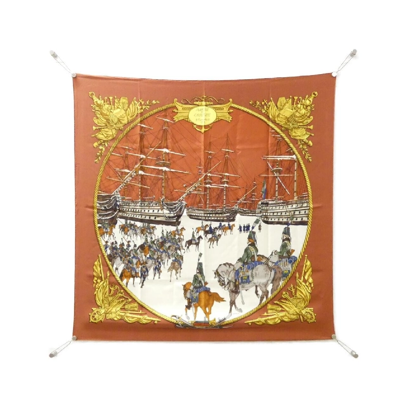 Khăn quàng cổ HERMES MARINE ET CAVALERIE - Hàng hiệu Authentic 807325