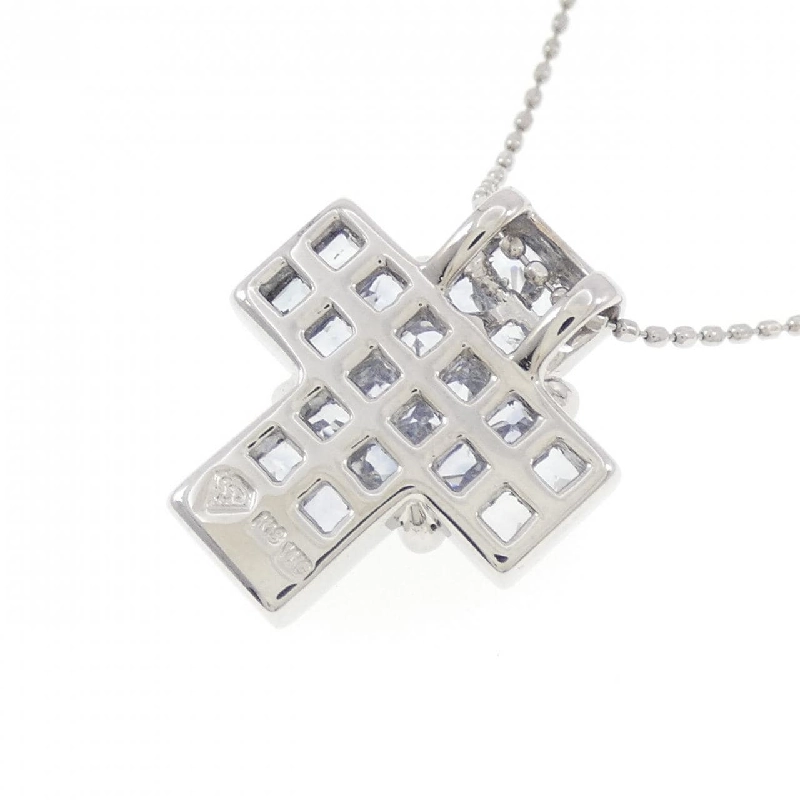 K18WG Dây chuyền Sapphire - Hàng hiệu Chính hãng 857236