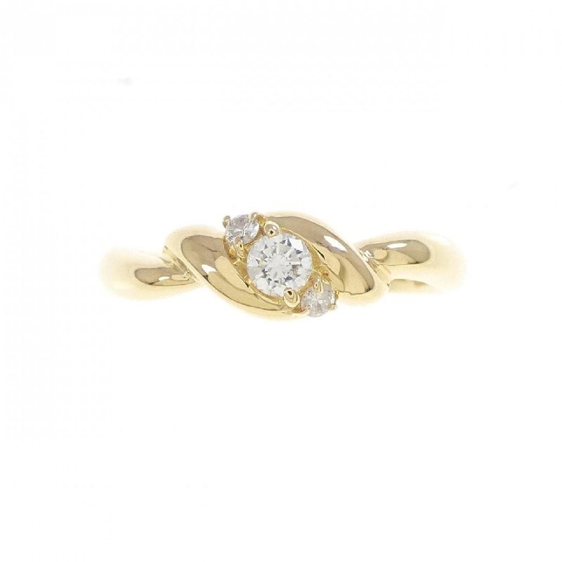 Nhẫn kim cương K18YG 0.12CT - Hàng hiệu chính hãng 854459