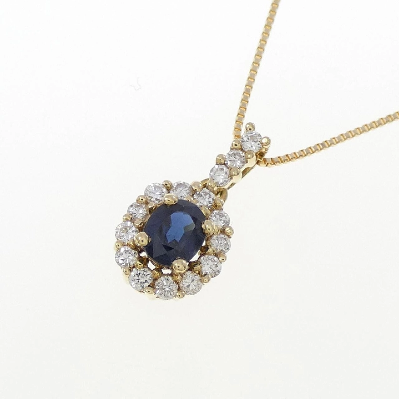 750YG/K18YG Sapphire Necklace - Hàng hiệu Authentic 858105