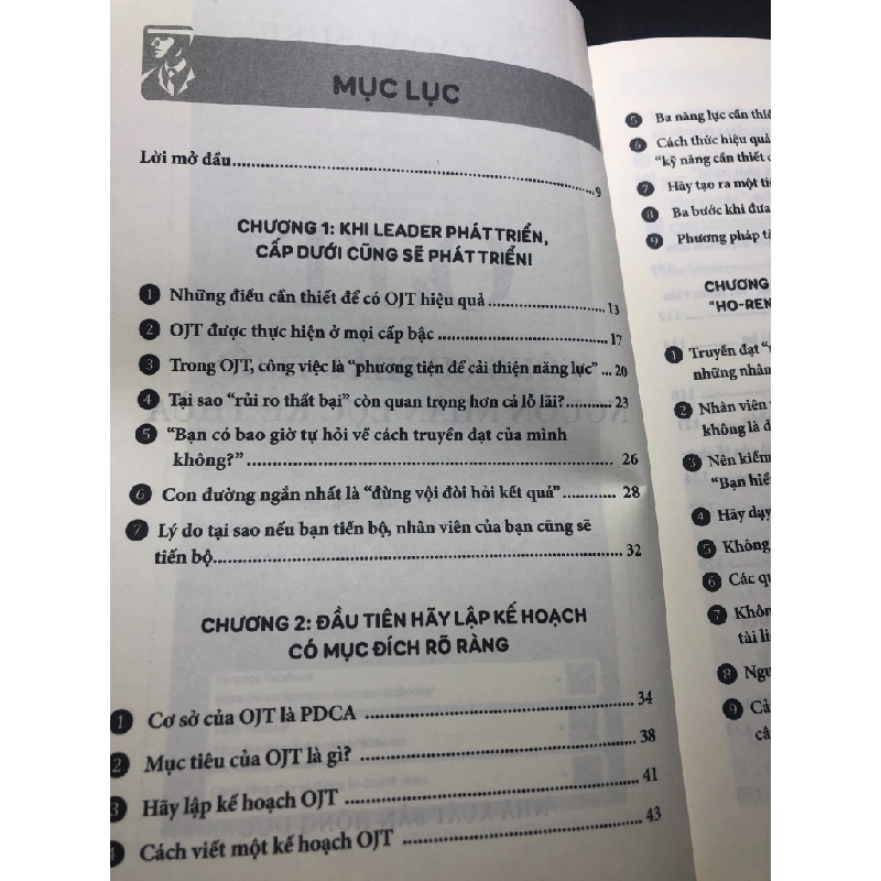 OJT Công cụ phát triển nguồn nhân lực thừa kế 2021 mới 90% Nakao Yusuke HPB1507 KỸ NĂNG 350900