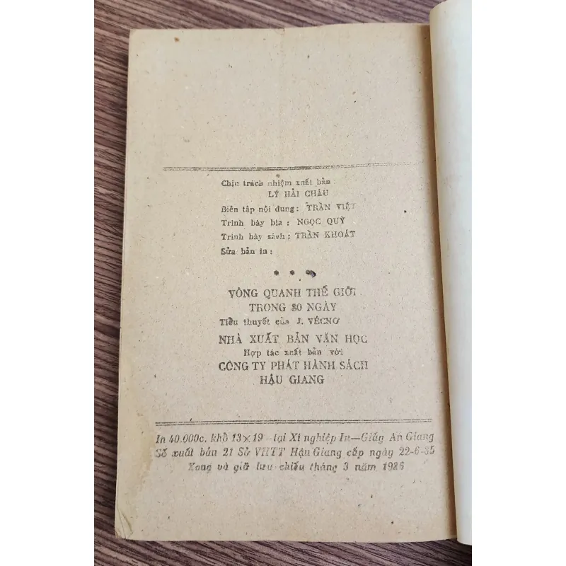 Truyện khoa học viễn tưởng: VÒNG QUANH THẾ GIỚI TRONG 80 NGÀY (Jules Verne) 768000