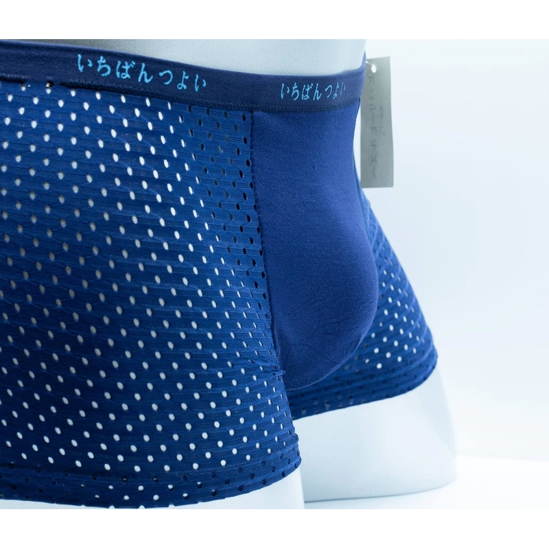 Quần sịp nam đùi lưới cotton thông hơi, đai lưng nhỏ, hàng loại 1, Việt Nam làm xuất Nhật 174992