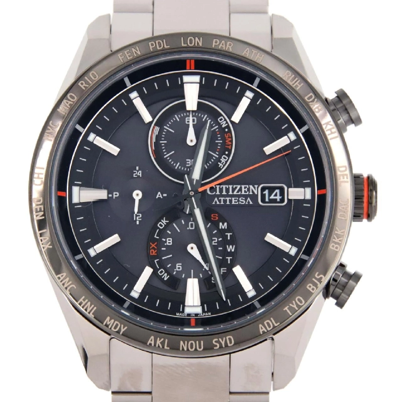 Đồng hồ điện tử Citizen Attesa H800-A1CN206/AT8189-61E TI Solar Quartz - Hàng hiệu Chính hãng 889599