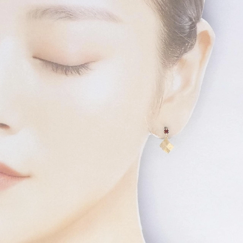 K10YG Garnet Bông tai - Hàng hiệu Chính hãng 868971