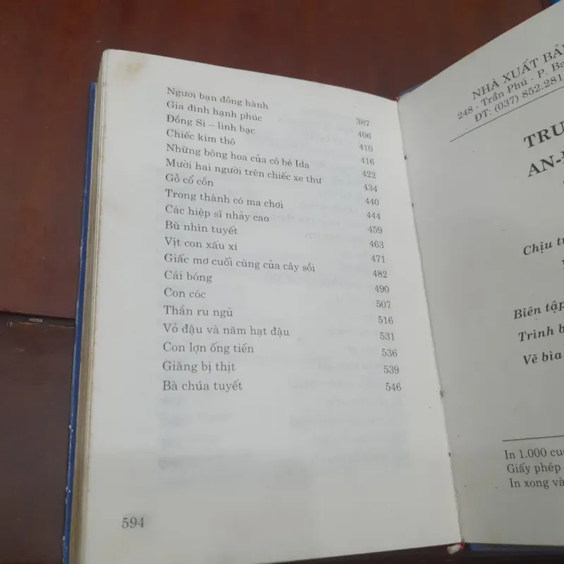 Truyện cổ AN ĐÉC XEN 756444