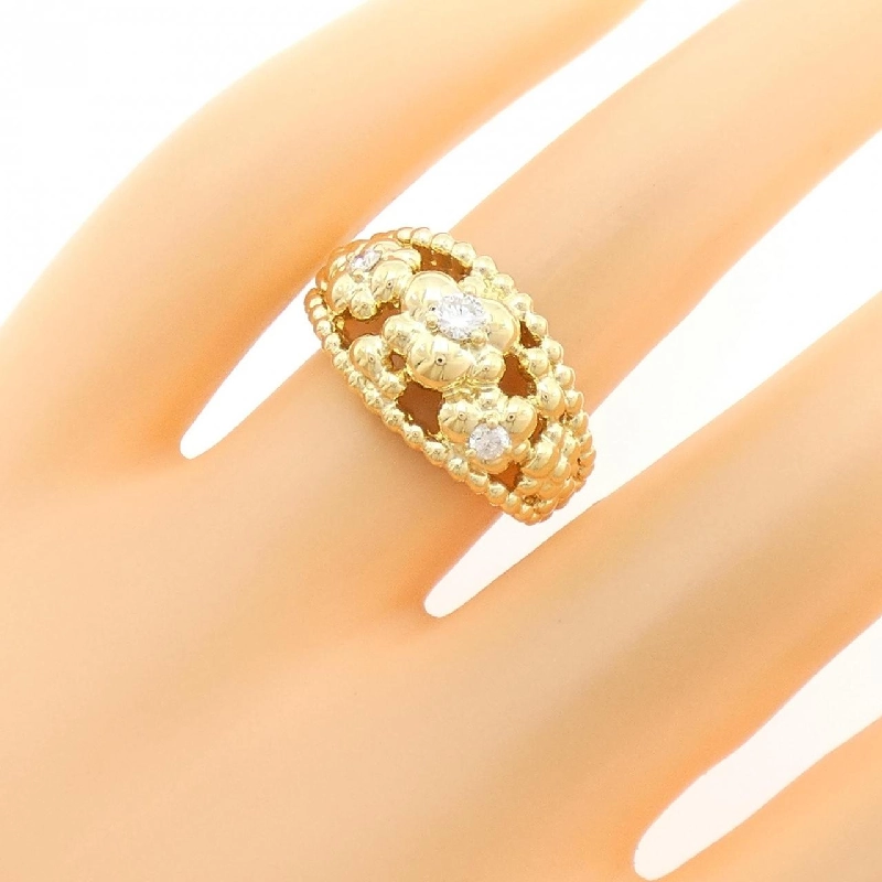 Nhẫn kim cương K18YG 670071