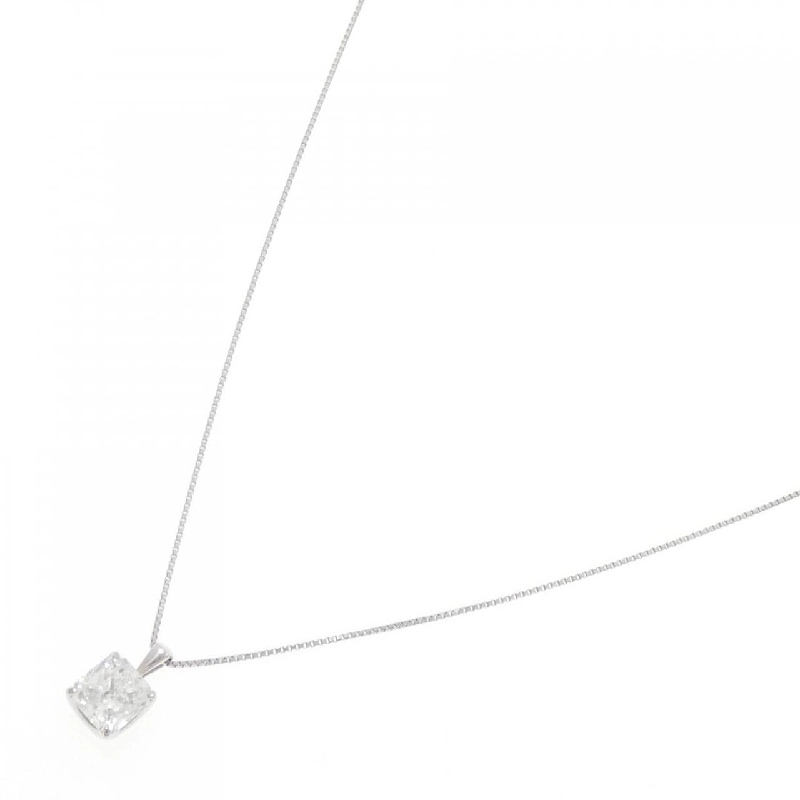 Dây chuyền kim cương PT900/PT850 1.004CT F I1 cắt hình fancy - Hàng hiệu Authentic 874257