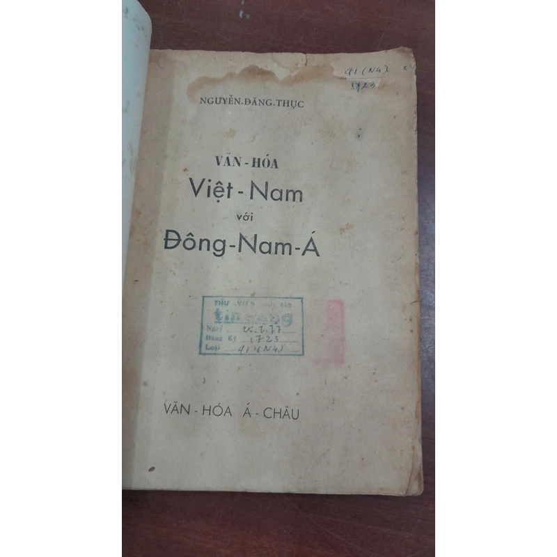 VĂN HOÁ VIỆT NAM VÀ ĐÔNG NAM Á 270601