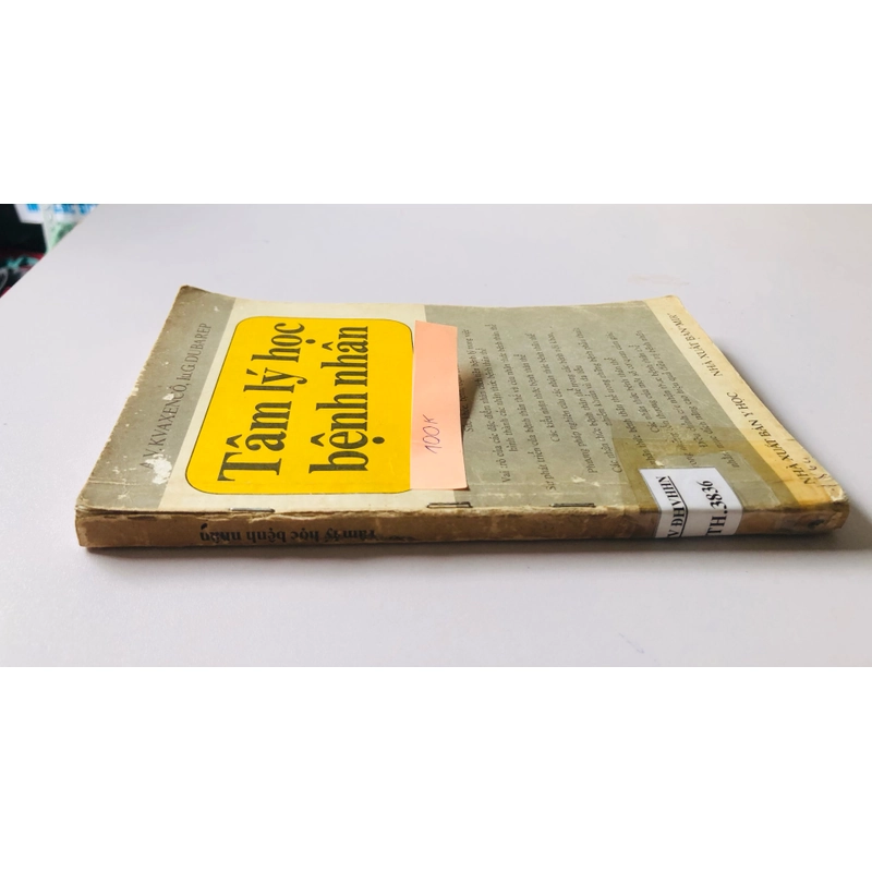 TÂM LÝ HỌC BỆNH NHÂN - 186 trang, nxb: Max Cơ Va 1986 335959
