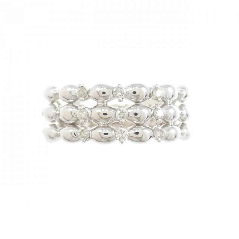 Nhẫn kim cương K14WG 0.11CT - Hàng hiệu Authentic 850695