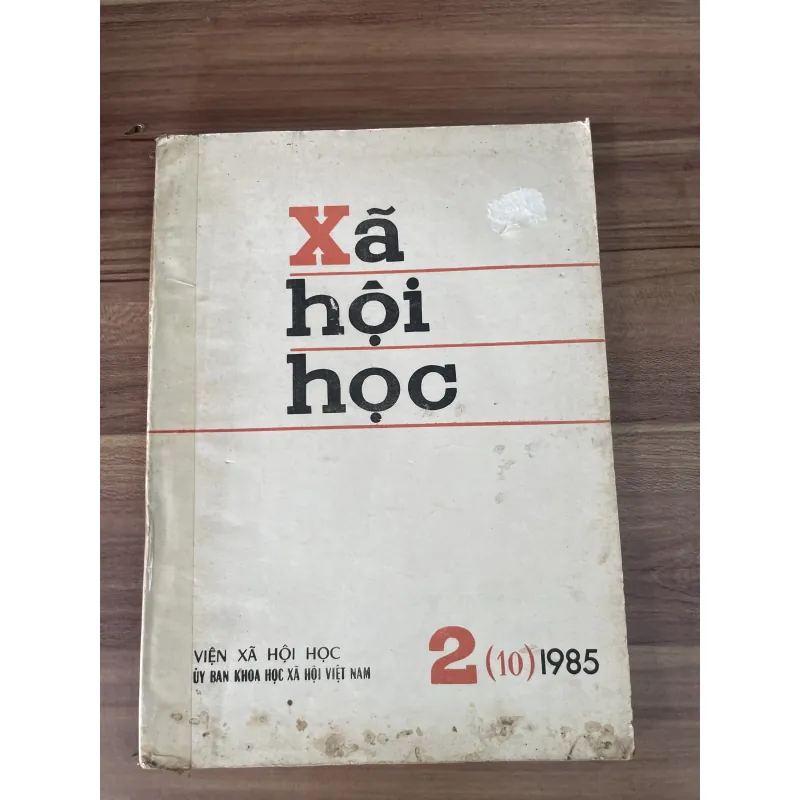 Tạp chí xã hội học - 1985 khổ lớn  791593