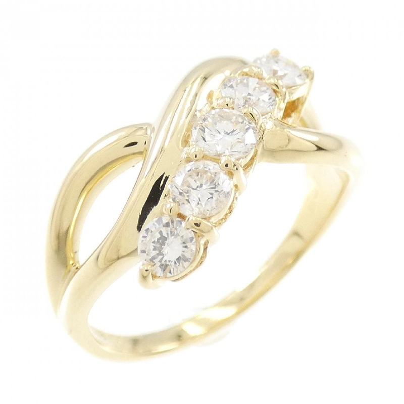 Nhẫn kim cương K18YG 0.50CT 671117