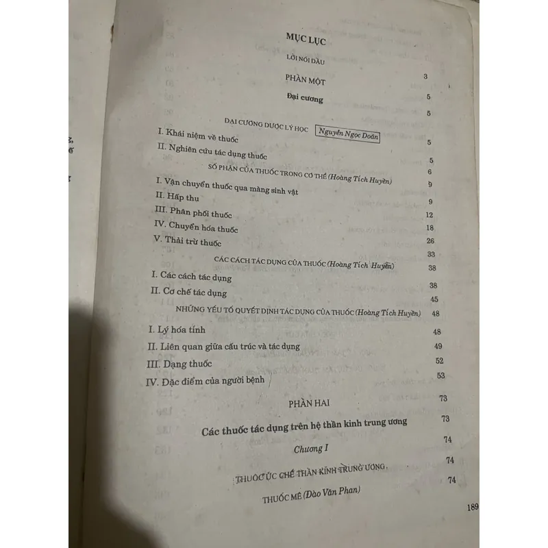Dược lý học - 190 trang- khổ lớn - 1991  731100