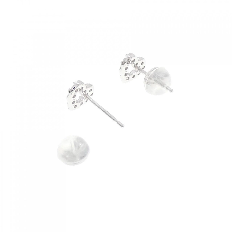 K18WG Bông tai hình trái tim kim cương 0.20CT - Hàng hiệu Chính hãng 867112