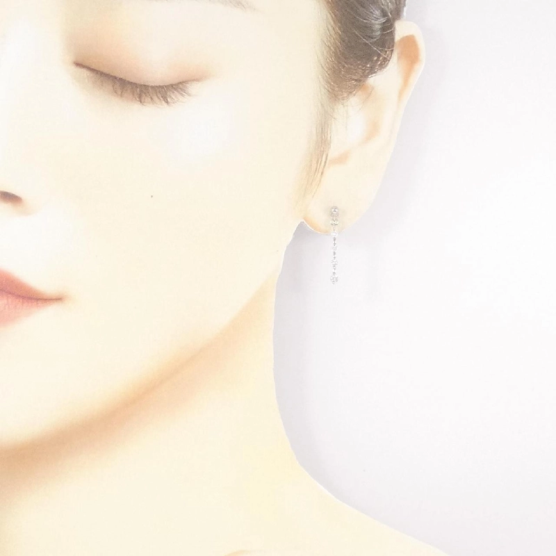 K18WG Bông tai kim cương 0.30CT - Hàng hiệu Chính hãng 868964