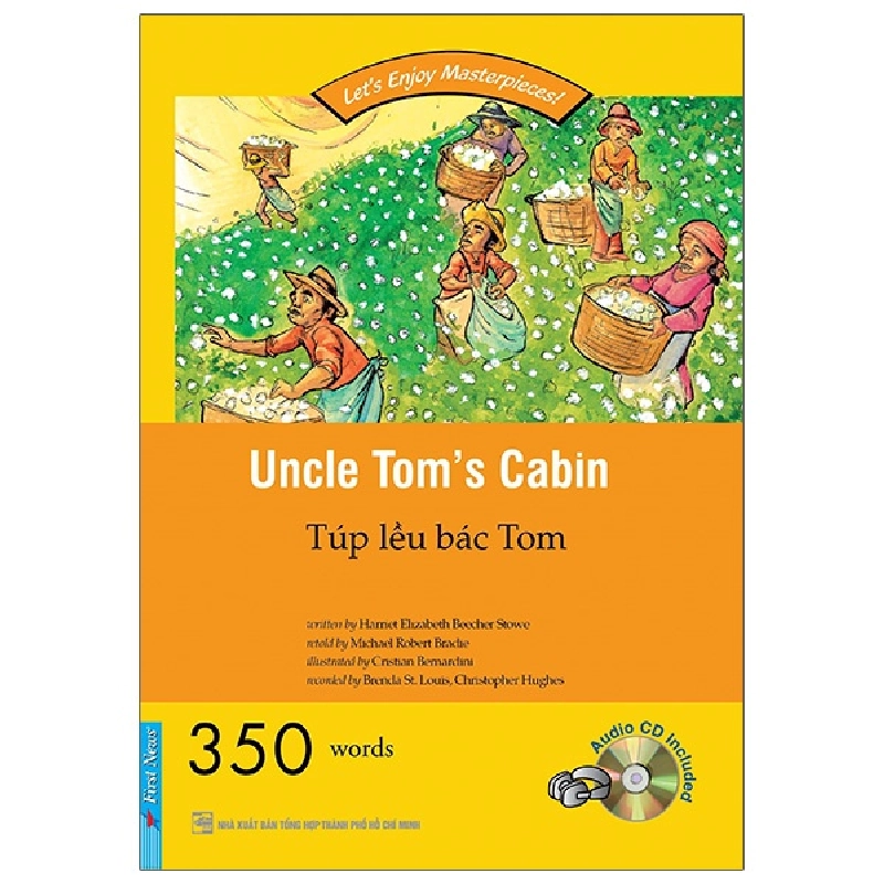 Happy Reader - Túp Lều Bác Tom (Kèm CD) - Harriet Elizabeth Beecher Stowe (Mới 100%) Tiếng Anh, First News - SÁCH ĐẠI HỌC 480107