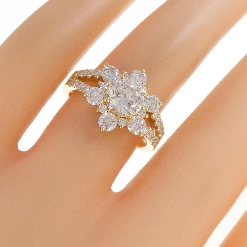 Nhẫn kim cương K18YG 1.01CT J VVS2 3EXT - Hàng hiệu chính hãng 874916