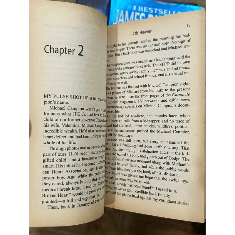 Combo James Patterson: When the Wind Blows/7th Heaven/Private Monaco/Sam’s Letters 736281