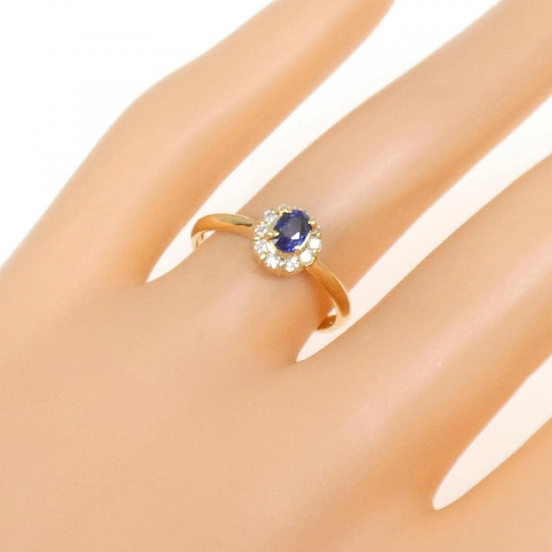 Nhẫn Sapphire K18YG 0.40CT 671975