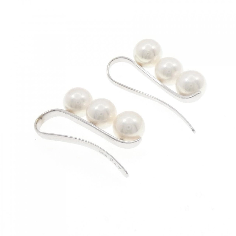 K18WG Bông tai ngọc trai Akoya - Hàng hiệu Authentic 873935