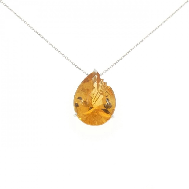 Dây chuyền Citrine PT900/PT850 9.61CT - Hàng hiệu Chính hãng 862402