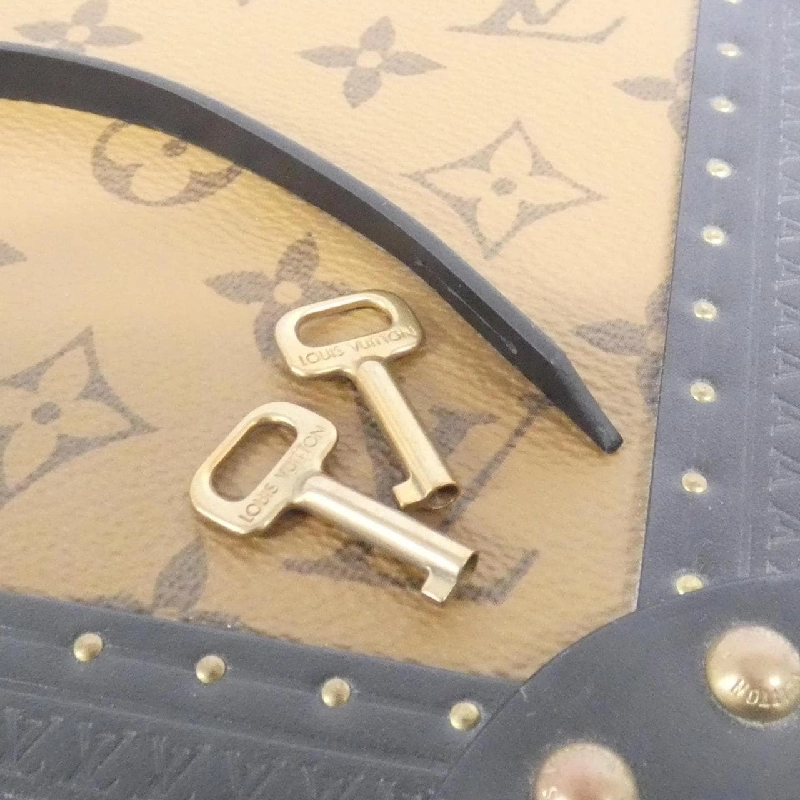 Louis Vuitton Monogram Reverse Coffret Trésor 24cm M20094 Hộp trang sức - Hàng hiệu Chính hãng 773800