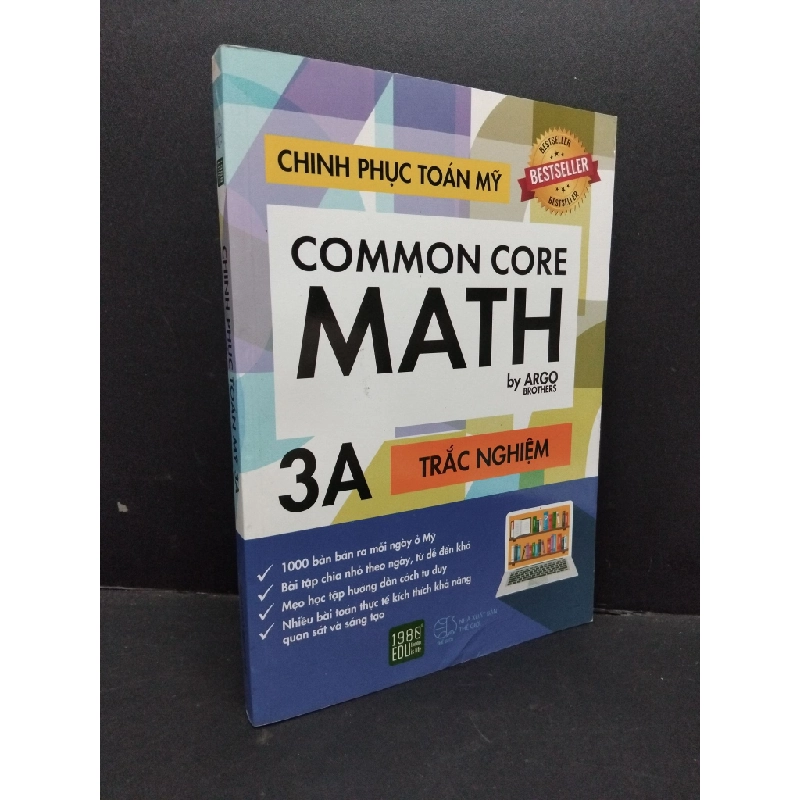 Chinh phục toán Mỹ 3A mới 80% bẩn ố nhẹ 2018 HCM1710 GIÁO TRÌNH, CHUYÊN MÔN 303371