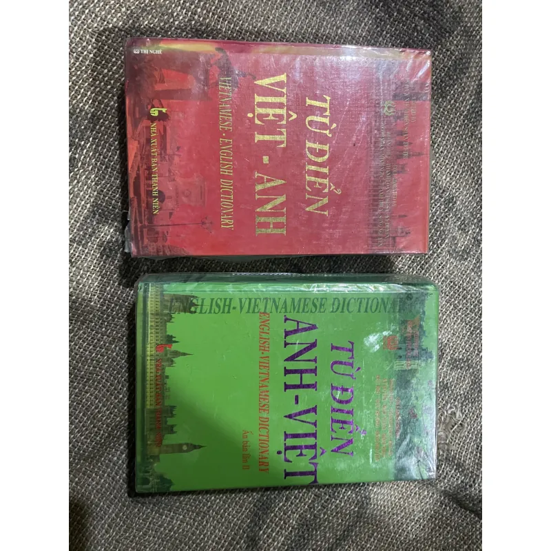 Từ điển Anh Việt ; Việt Anh ; 2 cuốn sách dày  1030063