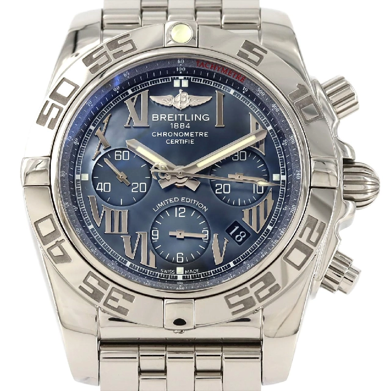 Đồng hồ Breitling Chronomat 44 Roman Black MOP JAPAN LIMITED AB0111/S011BRMPA SS tự động - Hàng hiệu Chính hãng 887815