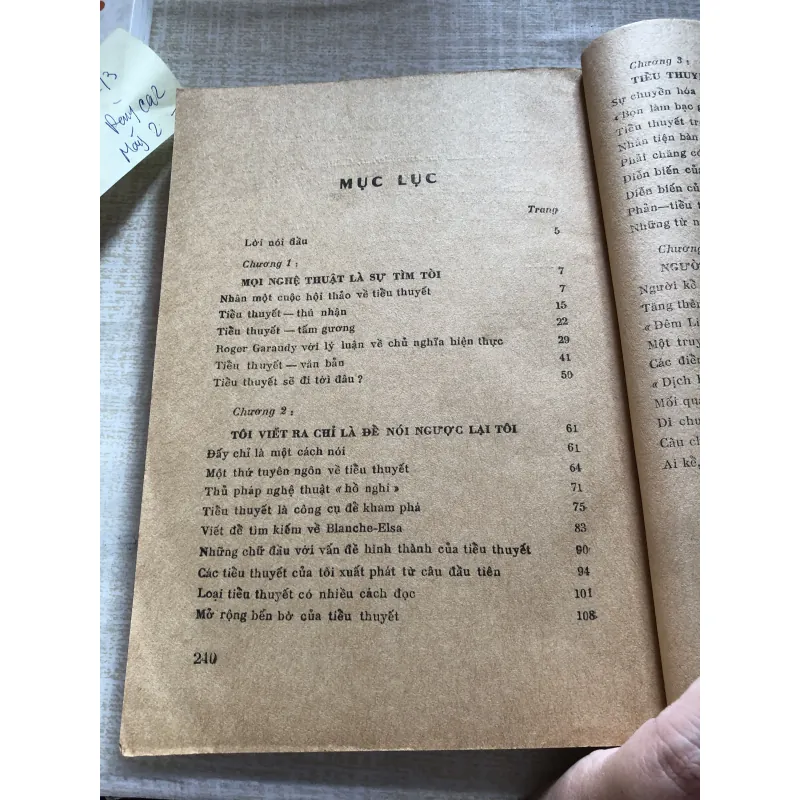 Tiểu thuyết Pháp hiện đại những tìm tòi đổi mới 993265