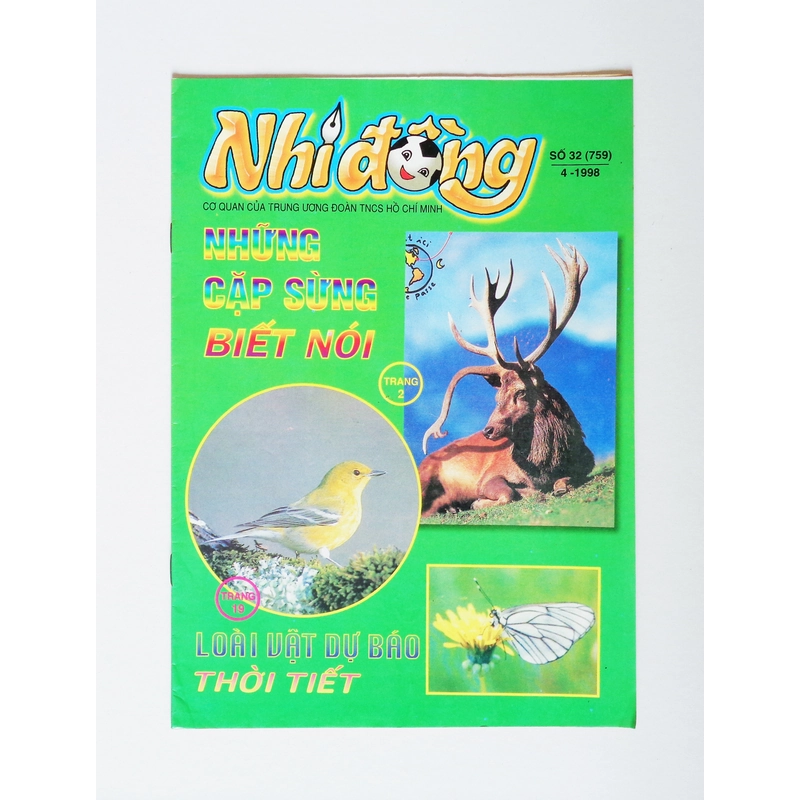Báo Nhi đồng của TNCS Hồ Chí Minh xưa (Số 759 - Năm 1998) 21615