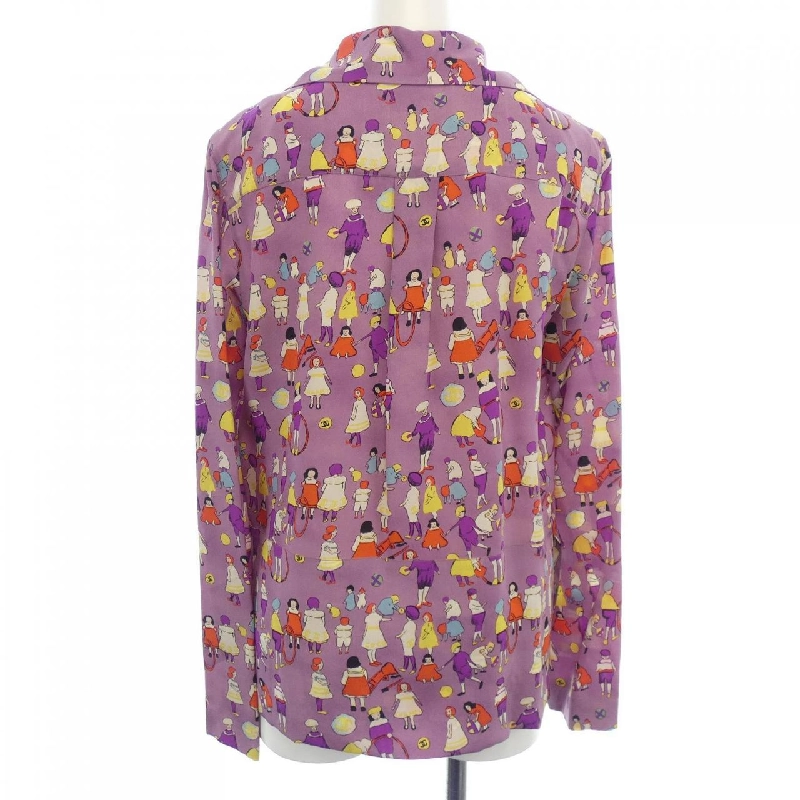 【Mã giảm giá】【Cổ điển】Chanel CHANEL Áo sơ mi 647086