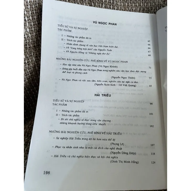 Hải Triều,  Vũ Ngọc Phan, hoài Thanh, Đặng Thanh mai  1026250