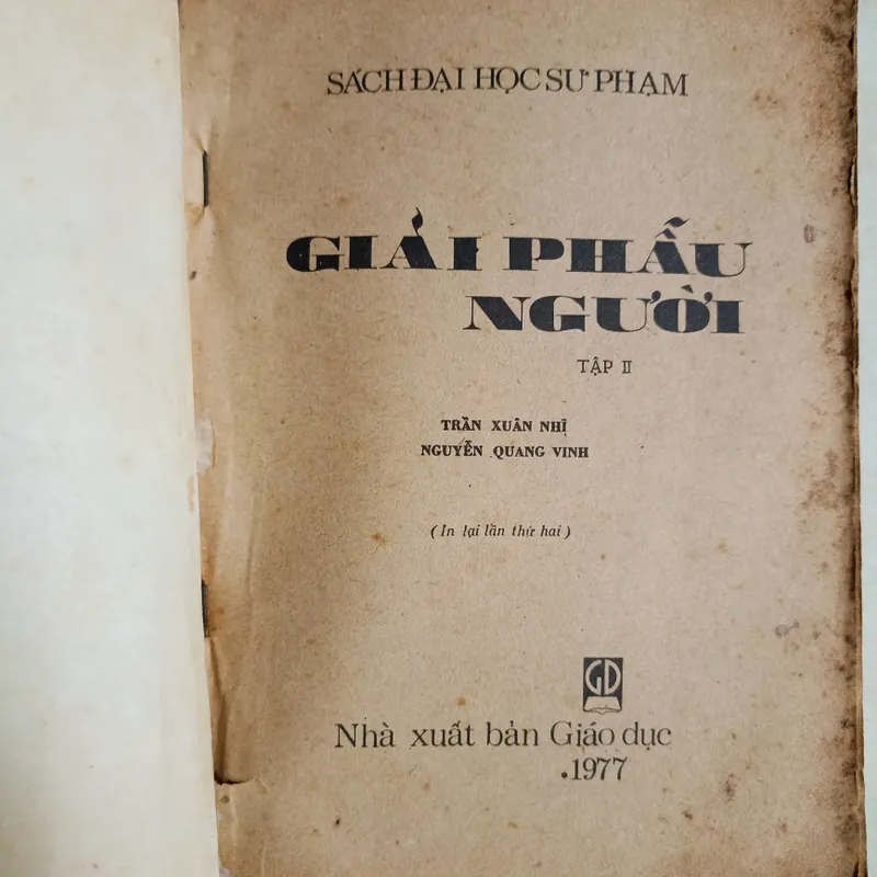 Giải phẫu người tập 2 1977🌻 576630