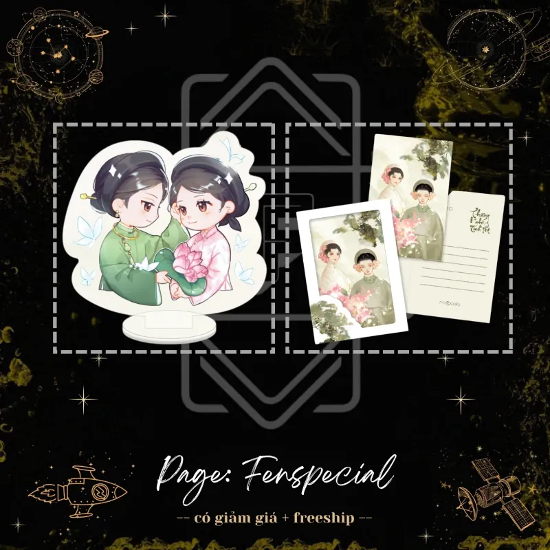 Chỉ Phụ Kiện: Postcard + Standee - Thương Nhớ Tình Thi + Quà Random 350k - Fenspecial 977341