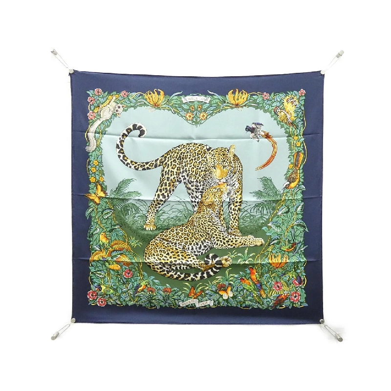 Khăn lụa Hermès JUNGLE LOVE カレ 001876S 623603