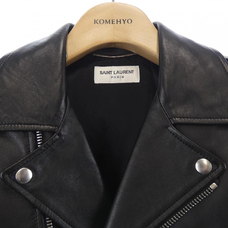 SAINT LAURENT 397290 Y5YA1 Áo khoác da biker - Hàng hiệu Authentic 892738