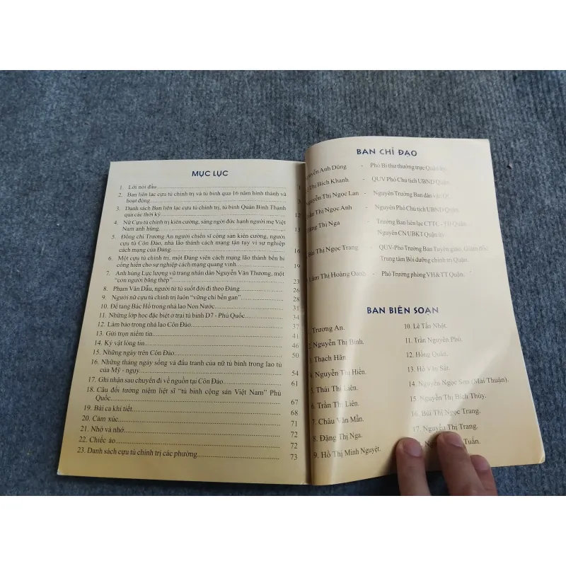 CỰU TÙ CHÍNH TRỊ VÀ TÙ BINH QUẬN BÌNH THẠNH 694842