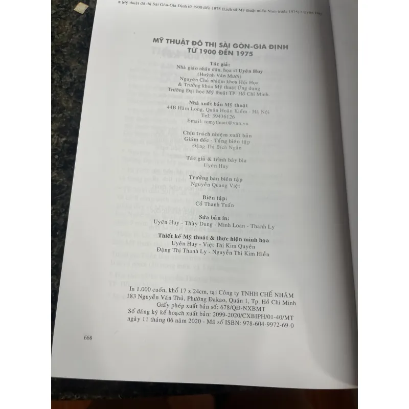 Mỹ thuật đô thị Sài Gòn - Gia Định 1900-1975 Uyên Huy 787277
