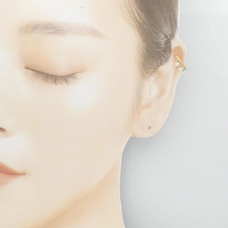 K18YG Bông tai kim cương 0.40CT một bên - Hàng hiệu Chính hãng 874330