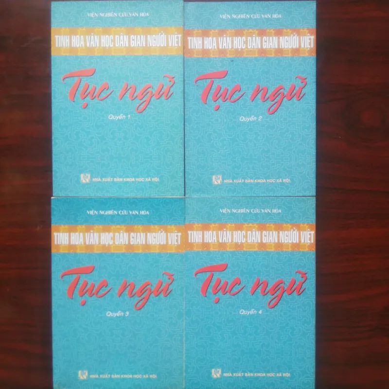 [Sách Văn Học] Tinh Hoa Văn Học Dân Gian - Tục Ngữ Việt Nam (Trọn Bộ 4/4 Cuốn) 933946