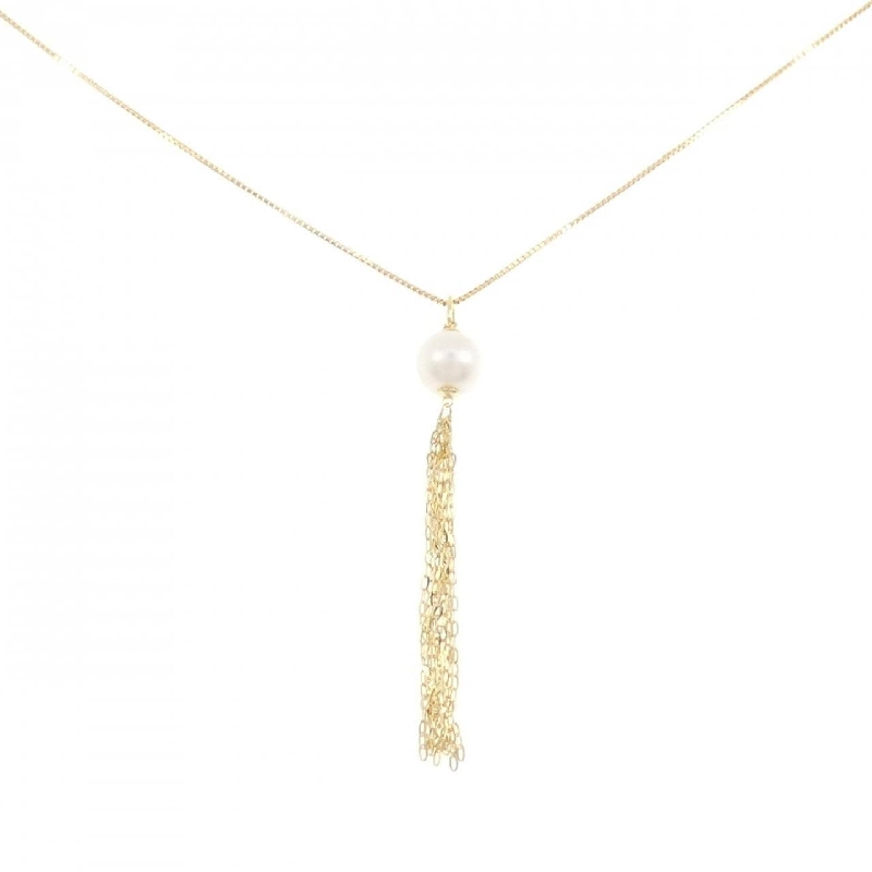 K18YG Ngọc trai Akoya Dây chuyền 7.5mm - Hàng hiệu Chính hãng 849109