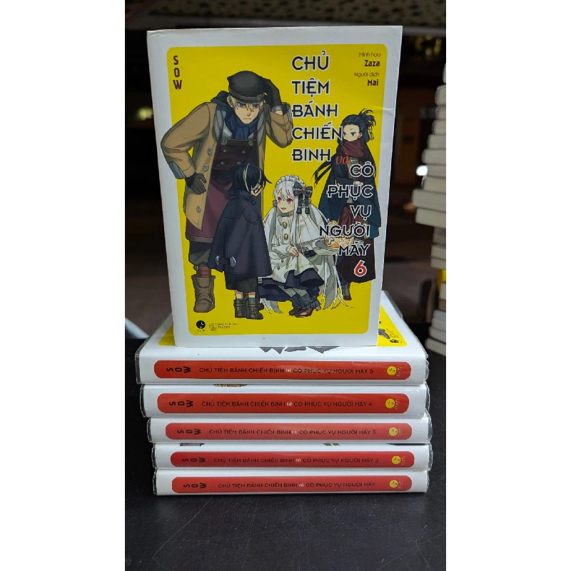 Chủ tiệm bánh chiến binh và cô phục vụ người máy - SOW 333959