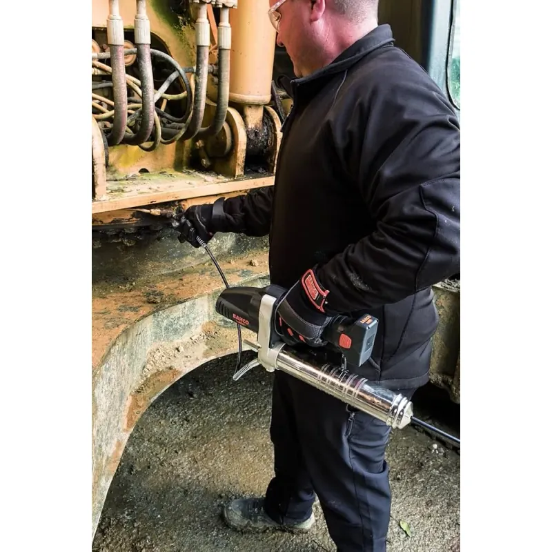 (HÀNG TRƯNG BÀY)MÁY BƠM MỠ KHÔNG DÂY BAHCO BCL32G1–14.4V VỚI DUNG TÍCH BÌNH CHỨA GR-400 760688