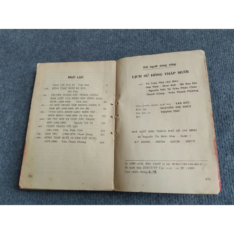 GỞI NGƯỜI ĐANG SỐNG. LỊCH SỬ ĐỒNG THÁP MƯỜI 701917