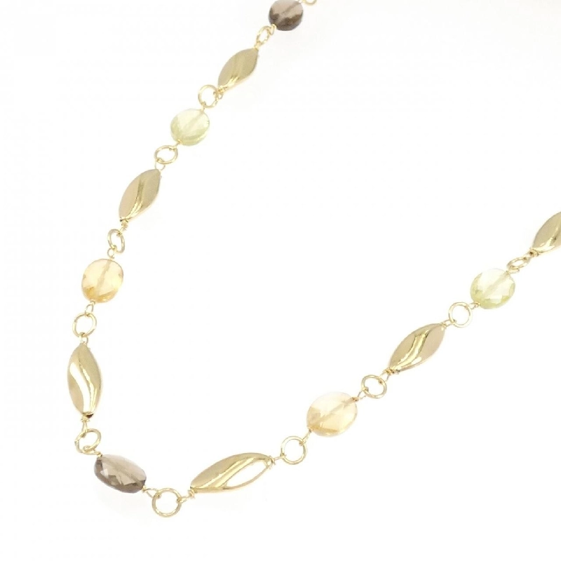 Dây chuyền đá màu 750YG - Hàng hiệu Authentic 861035