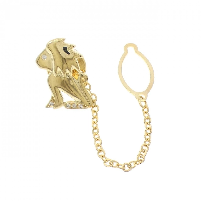 K18YG Kim cương Cài áo 0.03CT - Hàng hiệu Chính hãng 871000