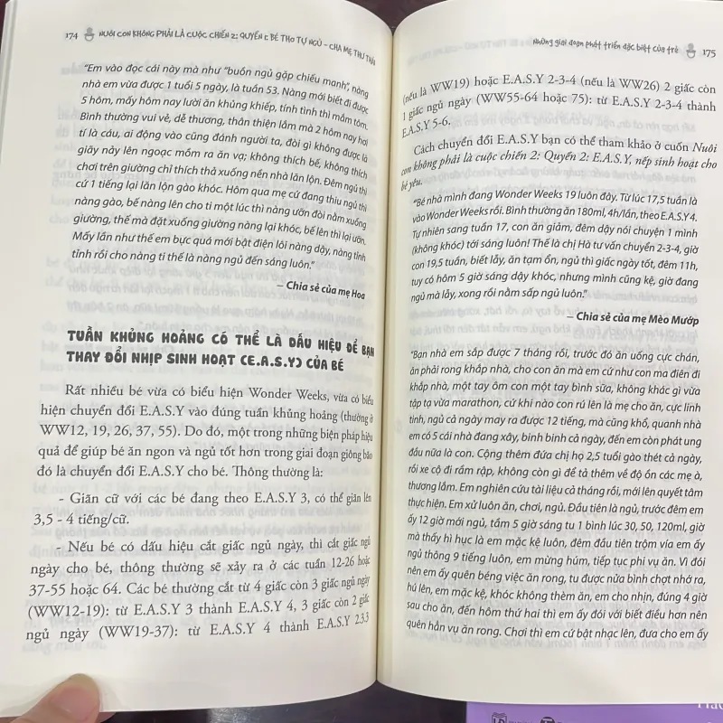 NUÔI CON KHÔNG PHẢI LÀ CUỘC CHIẾN 2 - quyển 2 & 3 - E.A.S.Y - SÁCH MẸ VÀ BÉ  1030305