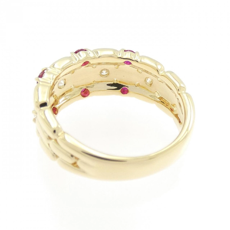 Nhẫn ruby K18YG 0.40CT 666493